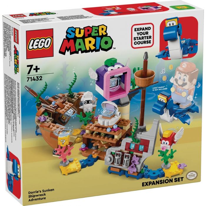 Конструктор LEGO Super Mario Пригоди Dorrie на затонулому кораблі. Додатковий набір