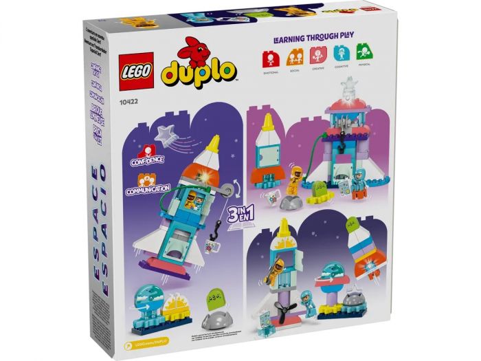 Конструктор LEGO DUPLO Town Пригоди на космічному шатлі 3в1