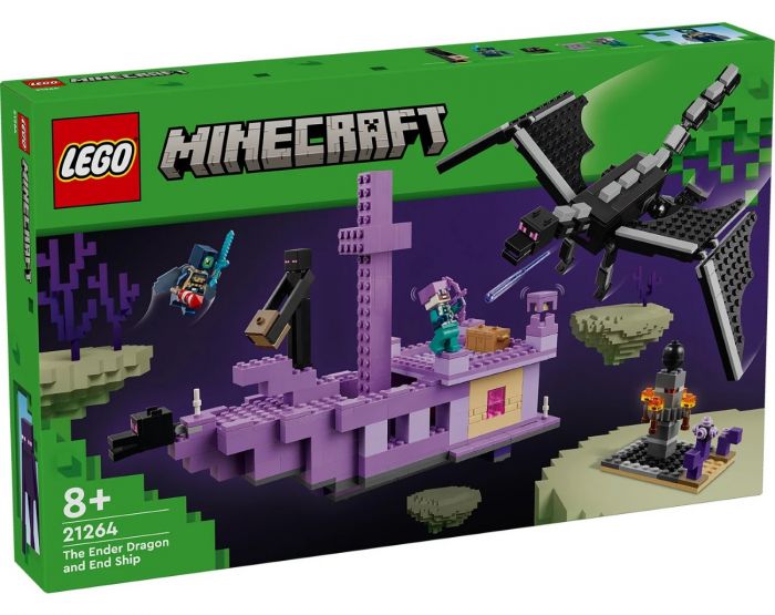 Конструктор LEGO Minecraft Дракон Енду і Корабель Краю