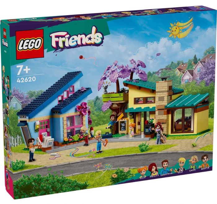 Конструктор LEGO Friends Родинні будинки Оллі й Пейслі