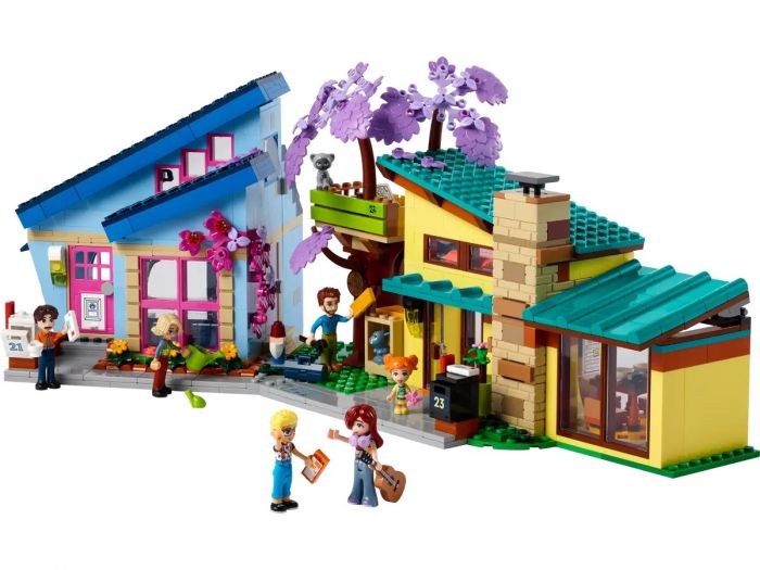 Конструктор LEGO Friends Родинні будинки Оллі й Пейслі