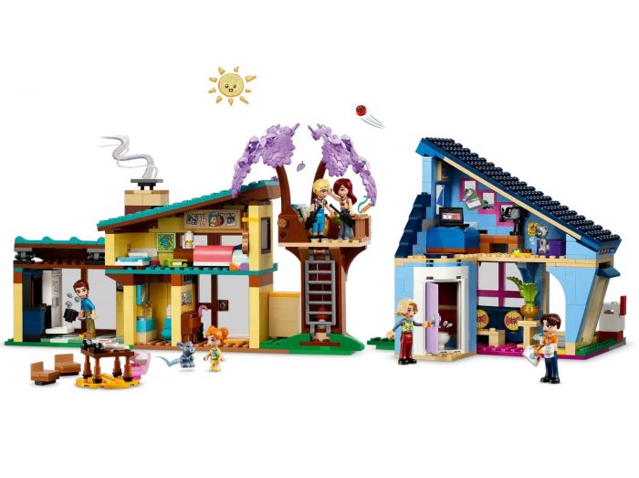 Конструктор LEGO Friends Родинні будинки Оллі й Пейслі