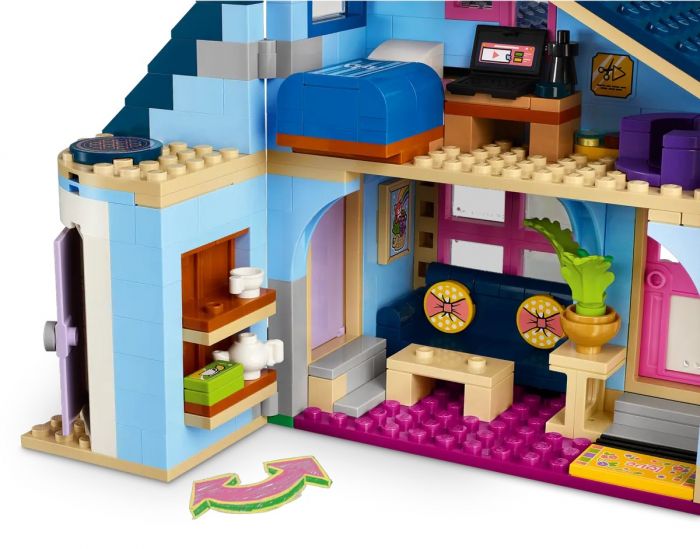 Конструктор LEGO Friends Родинні будинки Оллі й Пейслі