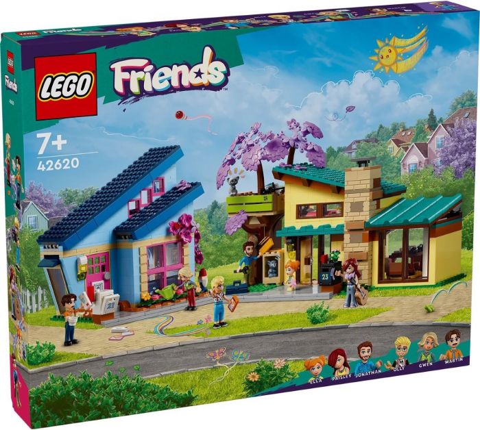 Конструктор LEGO Friends Родинні будинки Оллі й Пейслі