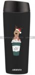 Термокухоль Ardesto Coffee Time Reindeer 450мл, нержавіюча сталь, чорний Термокухоль Ardesto Coffee Time Reindeer 450мл, нержавіюча сталь, чорний