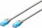 Патч-корд DIGITUS CAT 5e UTP, 3м, AWG 26/7, CCA, PVC, сірий