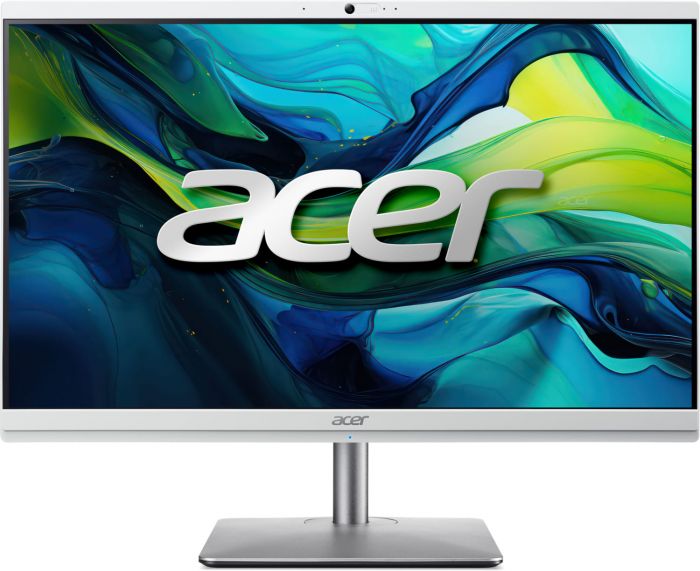 Комп'ютер персональний моноблок Acer Aspire C24-195ES 23.8" FHD Intel U7-155U, 16GB, F512GB, UMA, WiFi, кл+м, 3р, без ОС, сірий