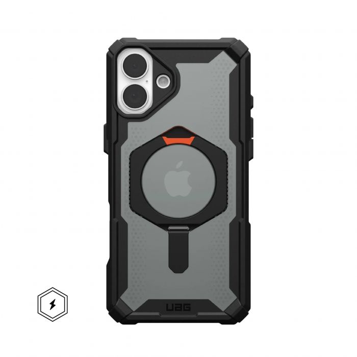 Чохол UAG для iPhone 16 Plus, Plasma XTE MagSafe, Black/Orange
