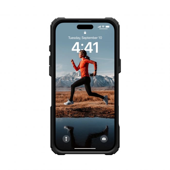 Чохол UAG для iPhone 16 Plus, Plasma XTE MagSafe, Black/Orange