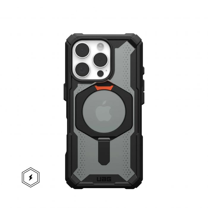 Чохол UAG для iPhone 16 Pro, Plasma XTE MagSafe, Black/Orange