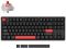 Клавіатура механічна Keychron C3 Pro 87Key, K pro Red, USB-A, QMK, Hot-swap, EN/UKR, RGB, чорний