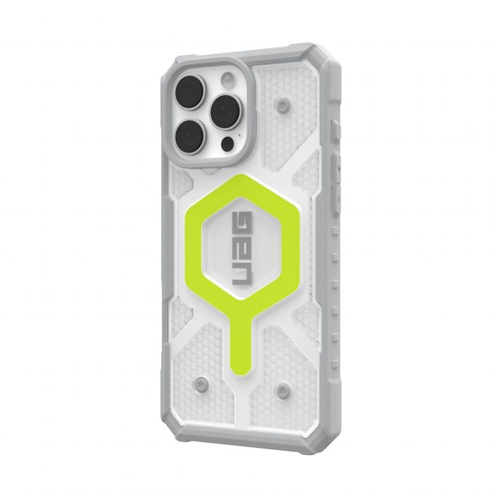 Чохол UAG для iPhone 16 Pro Max, Pathfinder Clear Magsafe, Active Neon