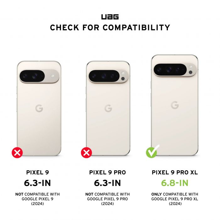Чохол UAG для Google Pixel 9 Pro XL, Plyo, Ice