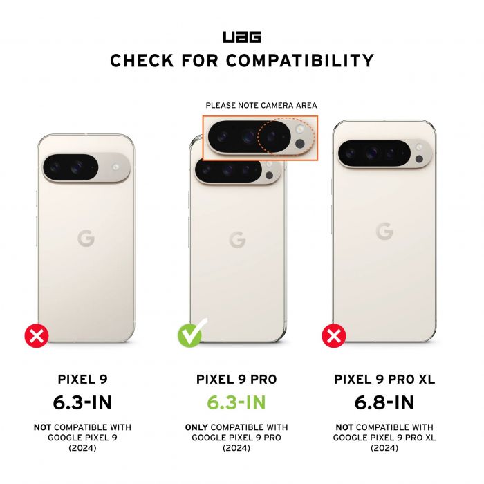 Чохол UAG для Google Pixel 9 Pro, Pathfinder Pro Magnetic, Black