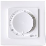 Терморегулятор Devi Devireg Room +4...45° механічний програмований Bluetooth вбудований 16A 230В білий