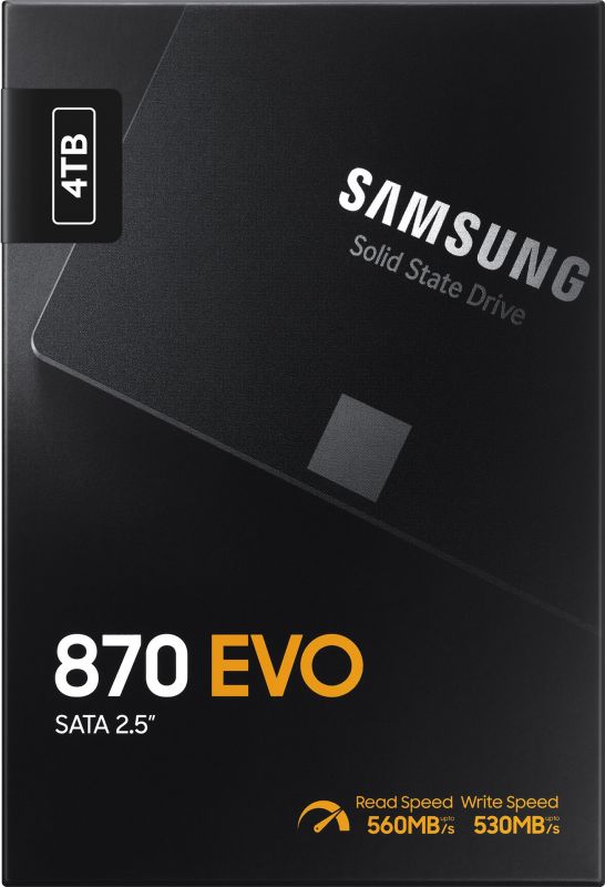 Накопичувач SSD Samsung 2.5" 4TB SATA 870EVO