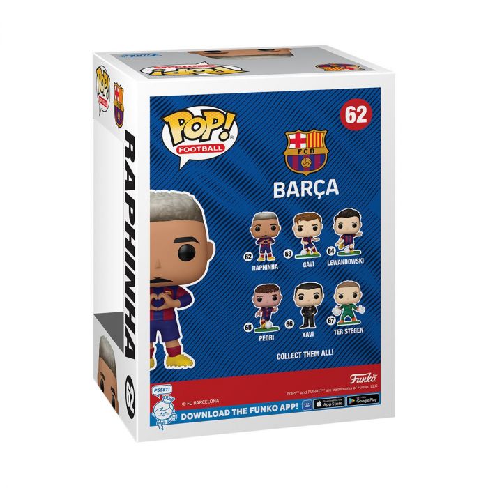 Фігурка Funko POP Football: FC Barcelona - Raphinha