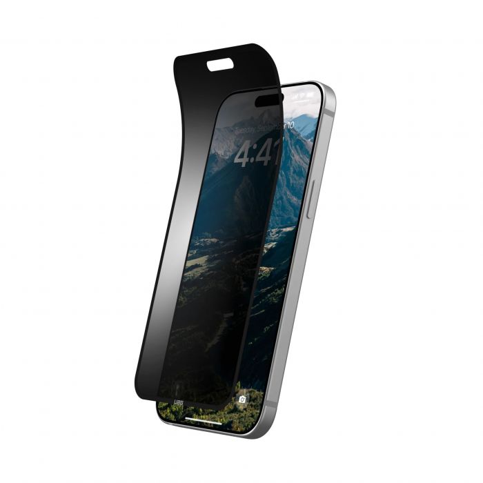 Захисна плівка анти-шпигун UAG для iPhone 16 Plus, Removable Privacy, Glass - Tint