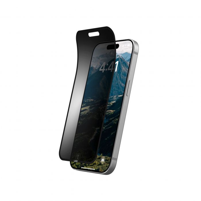 Захисна плівка анти-шпигун UAG для iPhone 16, Removable Privacy, Glass - Tint
