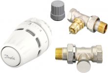 Комплект термостатичний Danfoss Regus RA + RA-FN + RLV-S, 1/2", прямий