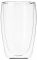 Набір чашок з подвійними стінками Ardesto, 400мл, 2шт, боросилікатне скло, прозорий