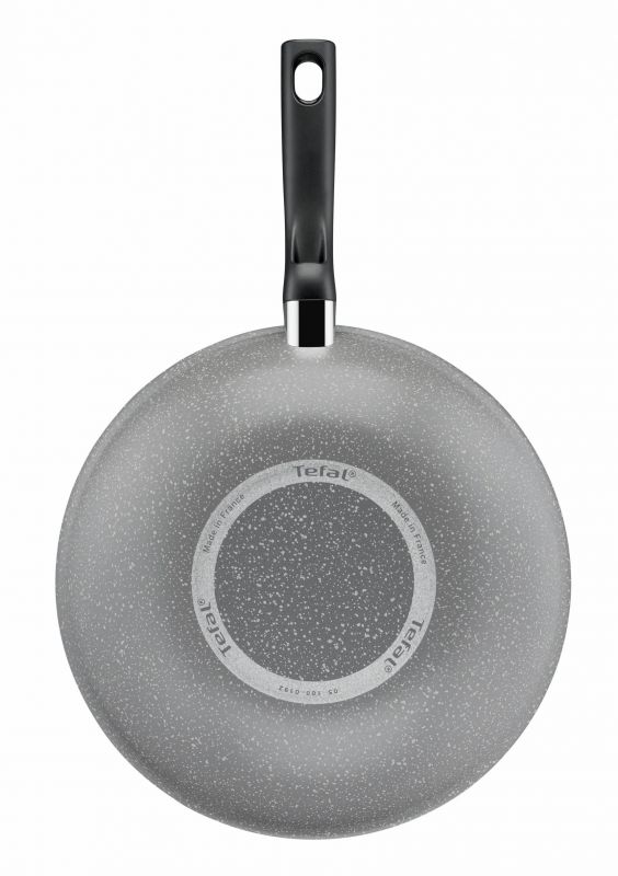 Сковорода Вок Tefal Tefal Cook Natural, 28см, алюміній, бакеліт, сірий