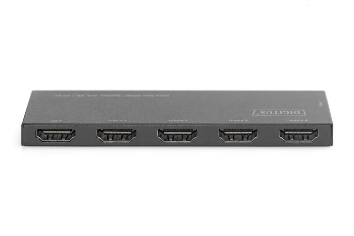 Відеосплітер DIGITUS HDMI (INx1 - OUTx4), 4K, Ultra Slim