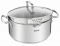 Каструля Tefal DUETTO, 5л, з кришкою, нержавіюча сталь, скло
