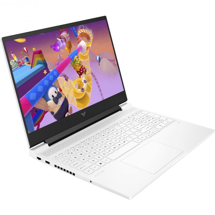 Ноутбук HP Victus 16-s0011ua 16.1" FHD IPS AG, AMD R5-7640HS, 16GB, F512GB, NVD4060-8, DOS,  білий