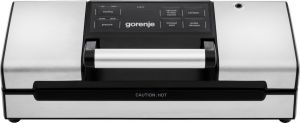 Вакууматор Gorenje для пакетів, 120Вт, 30см, електронне керування, +10 пакетів, нерж, чорний