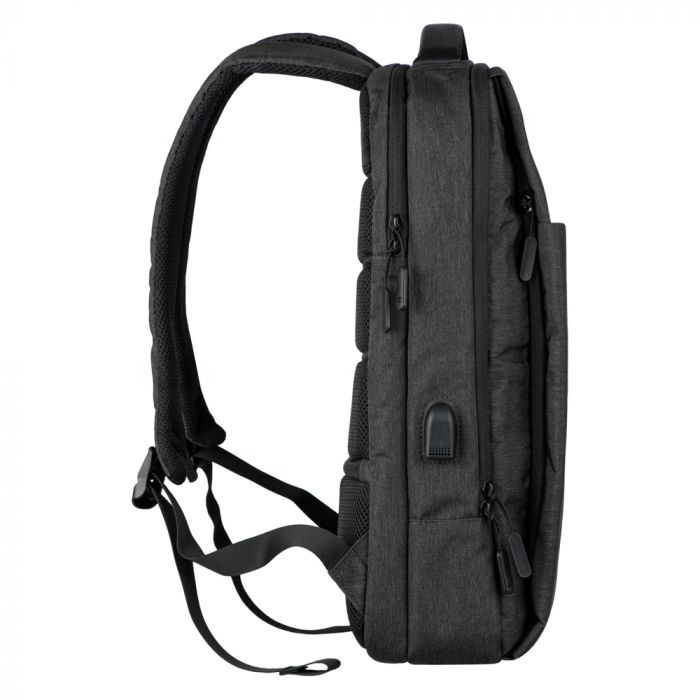 Рюкзак 2E, Melange 17", чорний
