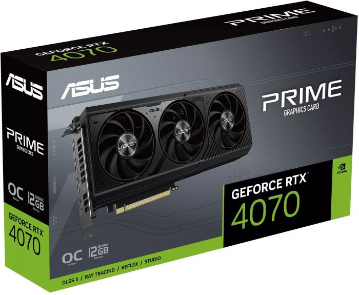 Відеокарта ASUS GeForce RTX 4070 12GB GDDR6X PRIME OС PRIME-RTX4070-O12G