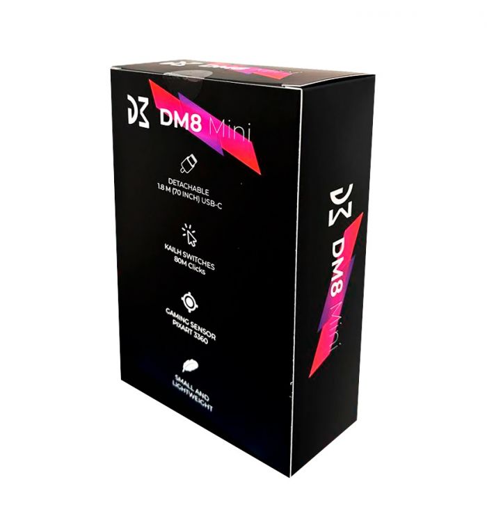 Миша ігрова Dream Machines DM8 Mini USB Black