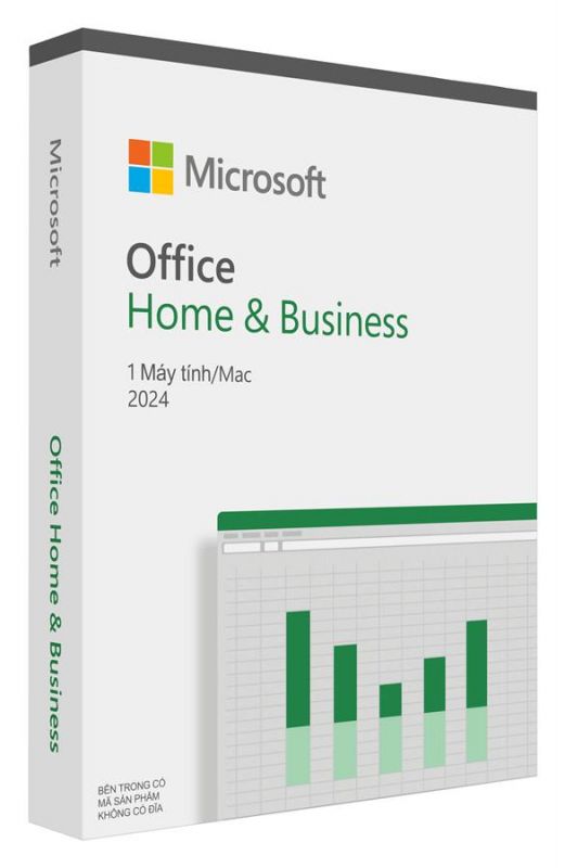 Примірник ПЗ Microsoft Office Home and Business 2024 англ, FPP без носія