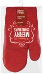 Рукавичка Ardesto Happy Holidays 17х28см, 90% поліестер, 10% бавовна, червоний