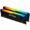 Пам'ять ПК Kingston DDR4 64GB KIT (32GBx2) 3200 FURY Beast RGB