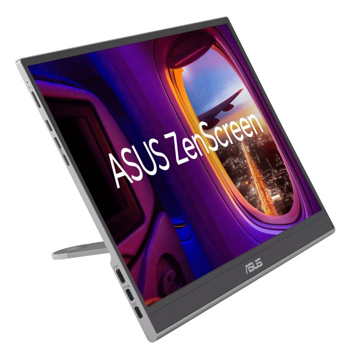 Монітор портативний Asus 15.6" ZenScreen MQ16AHE mHDMI, USB-C, OLED, 1ms, DCI-P3 100%, HDR10, Cover