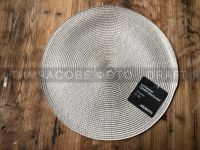 Килимок сервірувальний Ardesto 38см, поліпропілен, кругла, бежевий