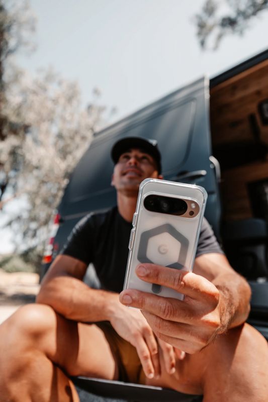 Чохол UAG для Google Pixel 9 Pro XL, Plyo Pro Magnetic, Ice/Silver