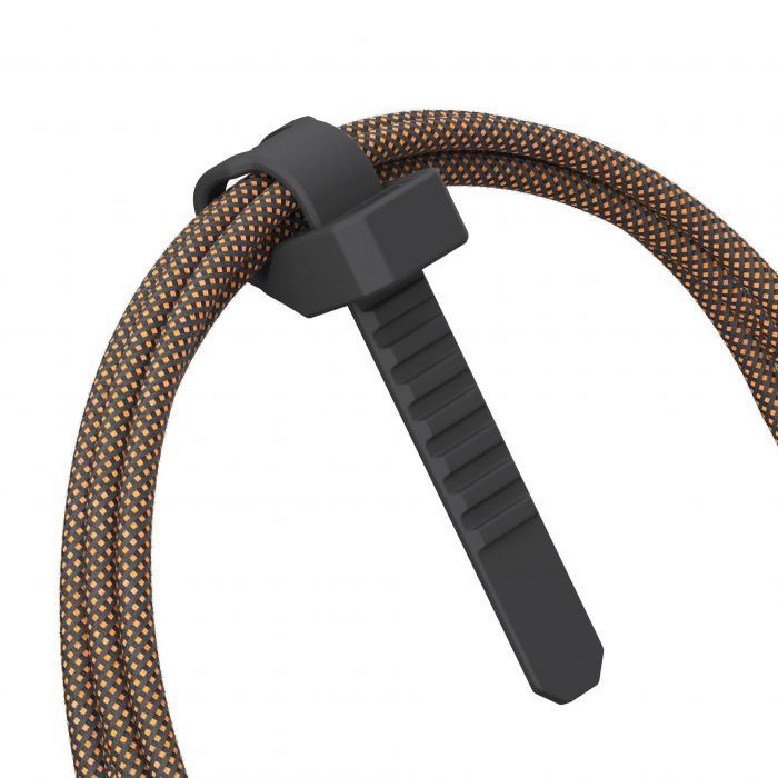 Кабель USB-C > USB-C 3.2 заряджання/синхронізації UAG 0.75м, 240Вт, Type-C, Rugged Double Braided Nylon, Black/Orange