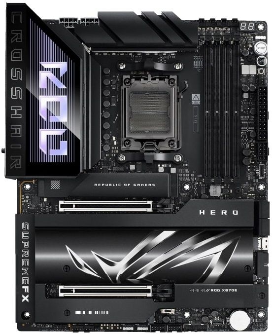 Материнcька плата ASUS ROG CROSSHAIR X870E HERO sAM5 X870E 4xDDR5 M.2 HDMI WiFi BT ATX