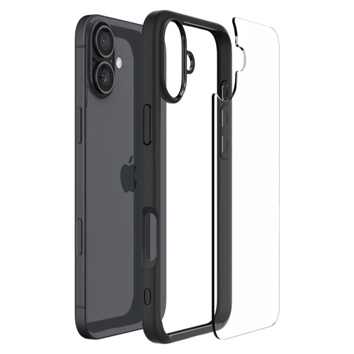 Чохол Spigen для iPhone 16, Ultra Hybrid, Matte Black