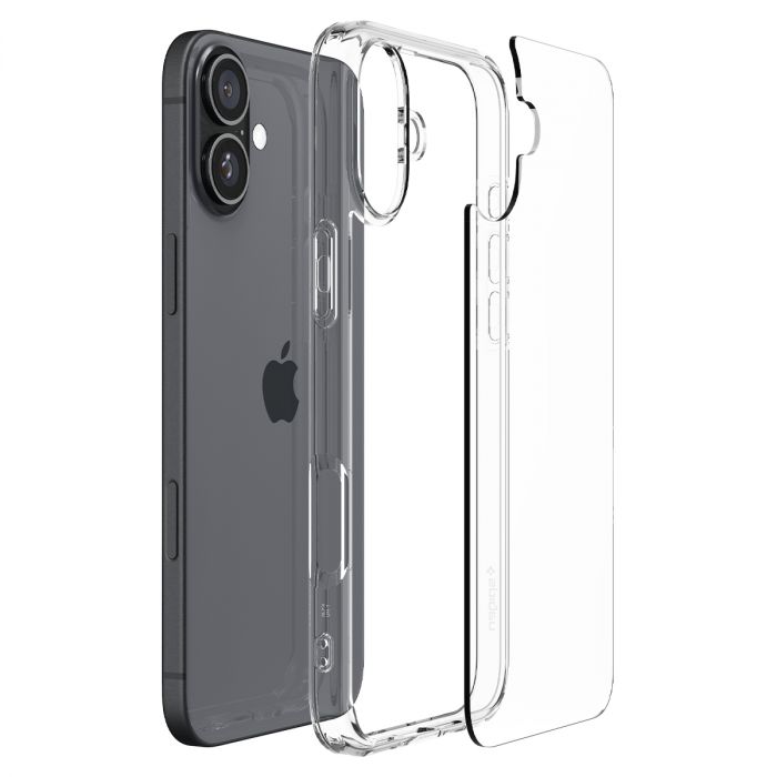Чохол Spigen для iPhone 16, Ultra Hybrid, Crystal Clear