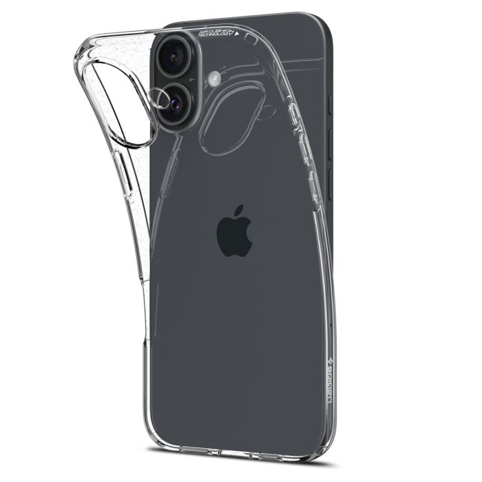 Чохол Spigen для iPhone 16, Liquid Crystal, Crystal Clear