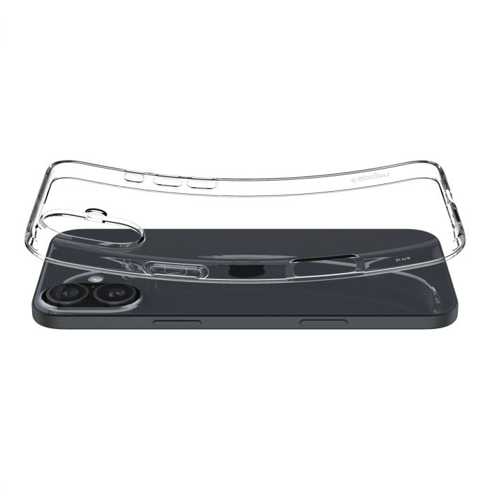 Чохол Spigen для iPhone 16, Liquid Crystal, Crystal Clear