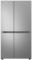 Холодильник LG SBS, 179x91х74, холод.відд.-422л, мороз.відд.-236л, 2дв., А+, NF, інв., диспл внутр., сріблястий