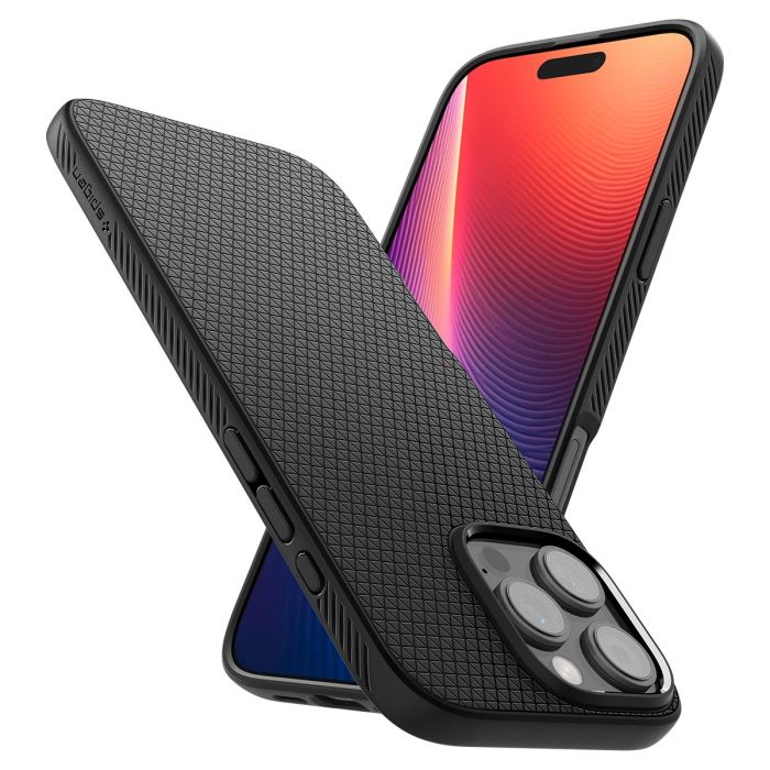 Чохол Spigen для iPhone 16 Pro Max, Liquid Air, Matte Black