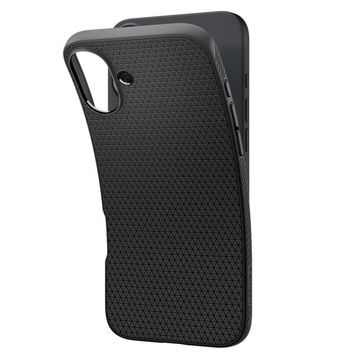 Чохол Spigen для iPhone 16 Plus, Liquid Air, Matte Black
