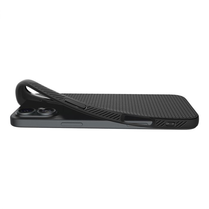 Чохол Spigen для iPhone 16 Plus, Liquid Air, Matte Black