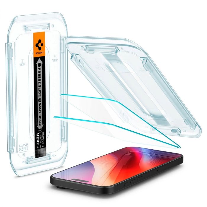 Скло Spigen для iPhone 16 Pro, Glas.tR EZ Fit, (2 Pack)